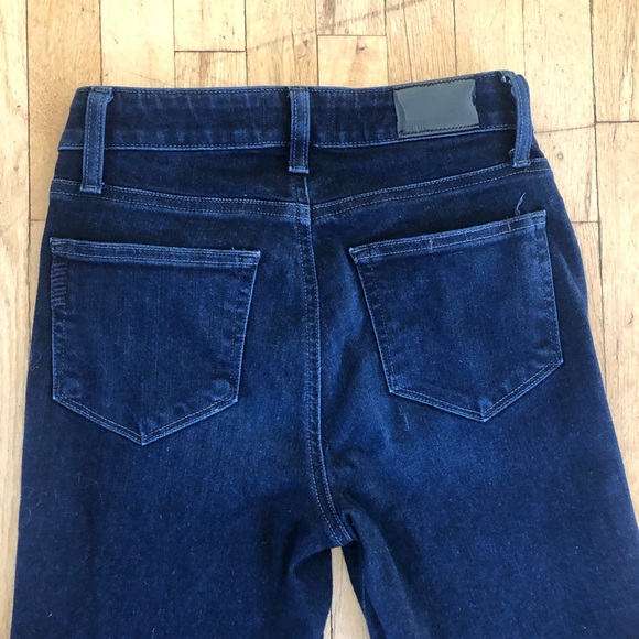Paige Dark Wash Ankle Flare Jeans size 25 - Picture 7 of 8